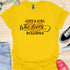 Just a girl who loves bulldogs - V3 - Elegant Text T-Shirt